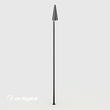 Elegant Plant Stem Style Luminaire 3D model image 1 