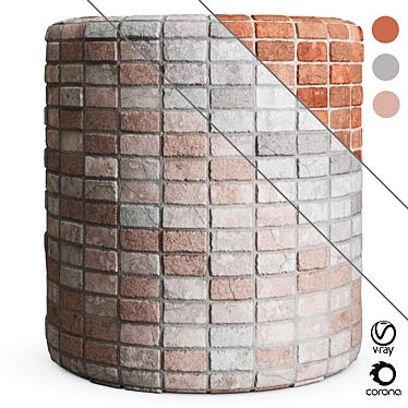  Seamless Brick Texture Pack 3D model image 1 