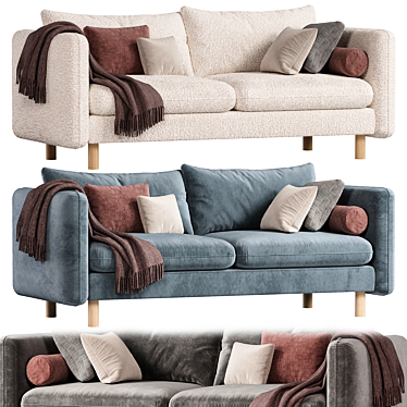 Rialto Sleeper Sofa | 2015 Version 3D model image 1 