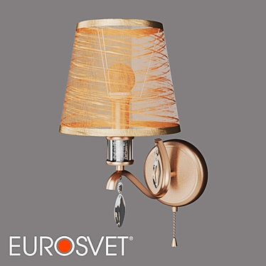 Classic Wall Sconce Eurosvet Alcamo 60103 3D model image 1 