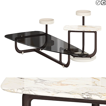  Giorgetti Amiral Modern Furniture 3D model image 1 