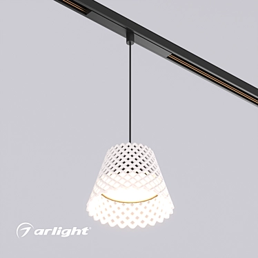 Orient Decorative Track Pendant Light 3D model image 1 