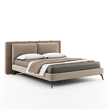 Luxury Cortina Bed | Highland Furniture 3D model image 1 