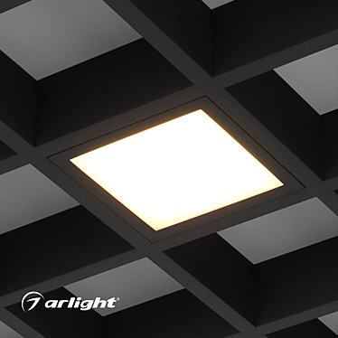 Grigliato Ceiling Light 12W 3D model image 1 