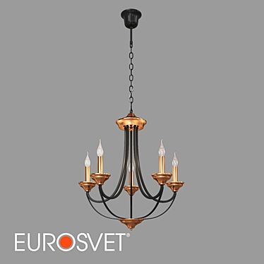Eurosvet Lazzaro Loft Pendant Chandelier 3D model image 1 