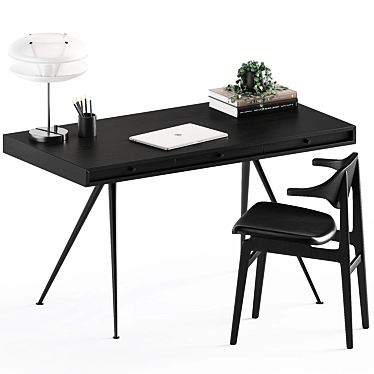 Modern NORR11 Desk Set 3D model image 1 