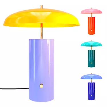 Vibrant Paradise Table Lamp 3D model image 1 