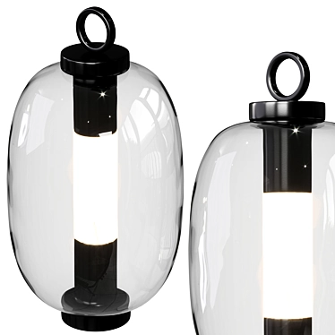 Minimalist Outdoor Lantern in Millimeters 3D model image 1 