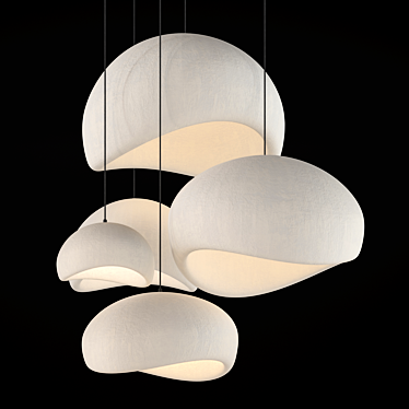 Contemporary Khmara Pendant Light ?>> 3D model image 1 