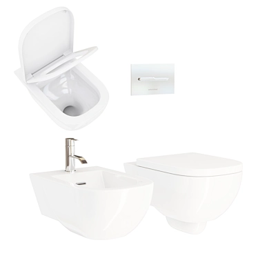 Modern Bathroom Set | Antonio Lupi 3D model image 1 