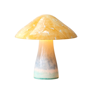 Modern Mushroom Table Lamp 3D model image 1 