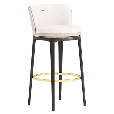 Modern Bar Stool Hiks Set 3D model image 1 