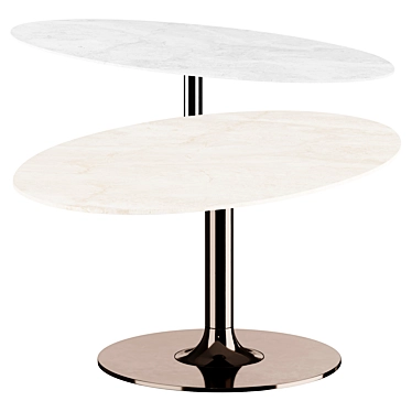 Elegant Minotti OLIVER Dining Table 3D model image 1 