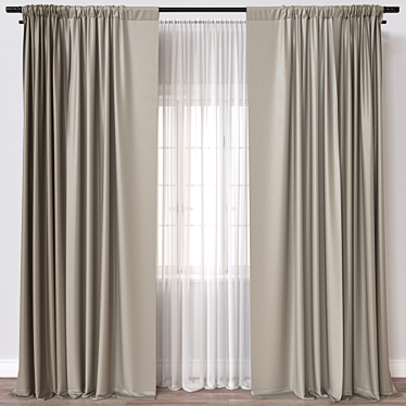  Window Treatment 3D Model 3D model image 1 