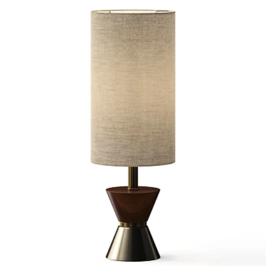 Elegant Carmen Table Lamp Design 3D model image 1 