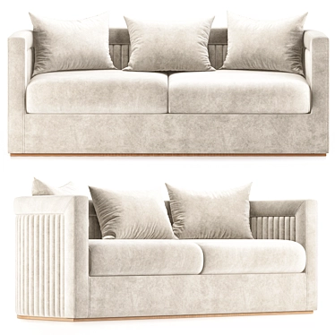 Modern Drummond Sofa 3D Model 3D model image 1 