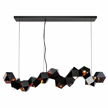 Sleek Modern Island Lighting Fixture 3D model image 1 