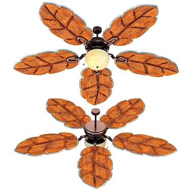 Tropical Breeze 52" Ceiling Fan 3D model image 1 