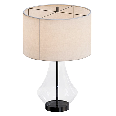 Elegant Bragdon Table Lamp 3D model image 1 