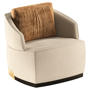 Modern Aster Armchair Design 3D model image 1 