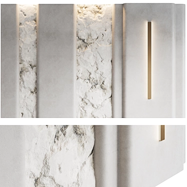 Monolithic Wall Panel Kit 3D model image 1 