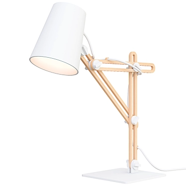 Stylish Mantra Looker Lamp 3D model image 1 