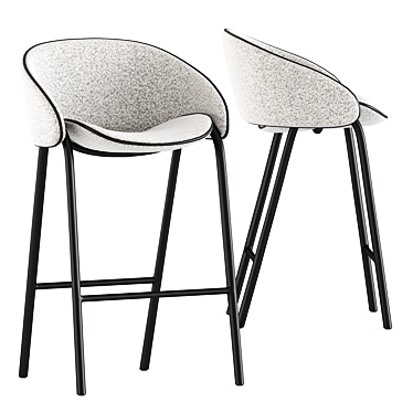  Wendelbo Folium Bar Stools 3D model image 1 