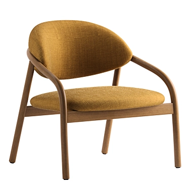 Modern Ash Armchair ELIA PL01 3D model image 1 