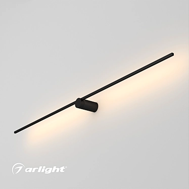 Modern Rotating Wall Light 3D model image 1 