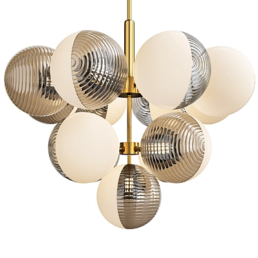 Ademar Chandelier 13 Plafond Contemporary 3D model image 1 