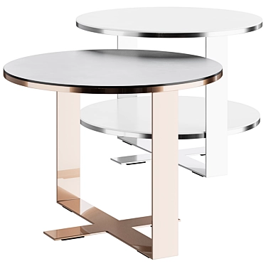 Minimalist Eileen Table Design 3D model image 1 