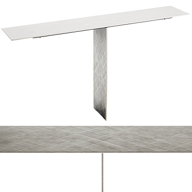 Modern Italian Cattelan Tee Console 3D model image 1 