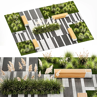 Urban Oasis Plant Collection 3D model image 1 