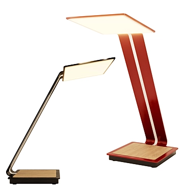 Title: Sleek Aerelight OLED Desk Lamp 3D model image 1 