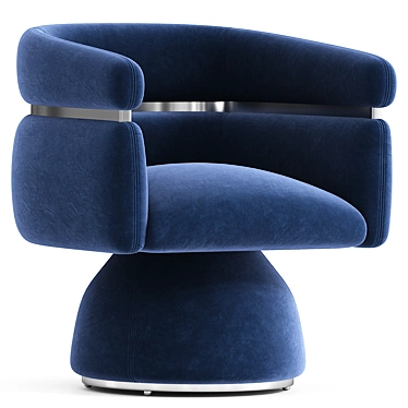 Riddell Upholstered Swivel Barrel Chair