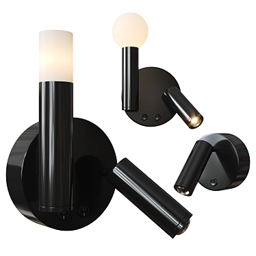 Modern Wall Lamp Fedde B 3D model image 1 