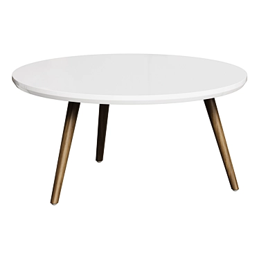 Modern Round Coffee Table 28 3D model image 1 