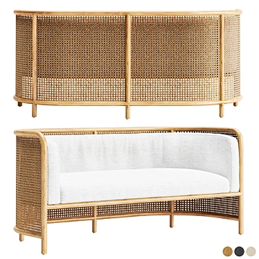 Rattan sofa