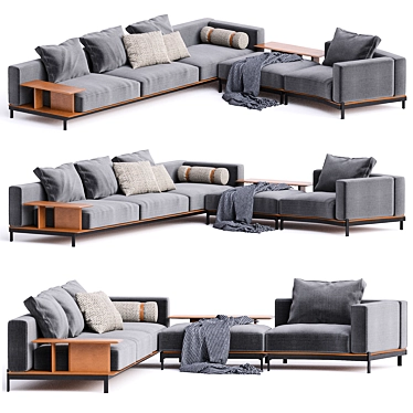 Brera Sofa: Modern Luxury Design 3D model image 1 