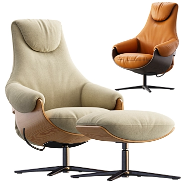 Minimalist Modern LXR10 Furniture Piece 3D model image 1 