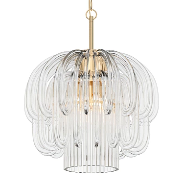 Vintage Zalloni Chandelier for Bakalowits 3D model image 1 