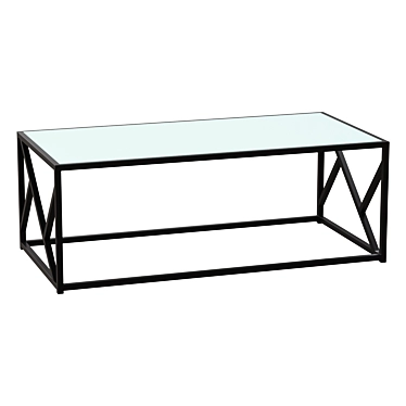 1077 Contemporary Coffee Table Unique 3D model image 1 