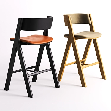 Modern Cantarutti Bar Stool 18K 3D model image 1 