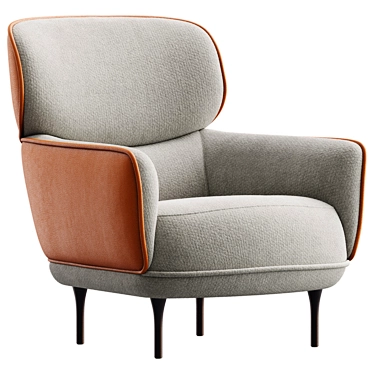 Modern Minimalist Chair LXR07 Model 3D model image 1 