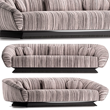 Luxurious Visionnaire Citizen Sofa 3D model image 1 