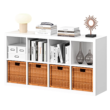 IKEA KALLAX 77cm Shelving Unit 3D model image 1 