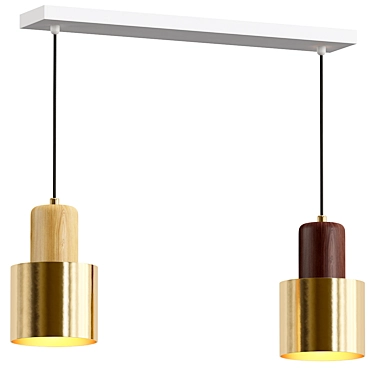 Contemporary Wicklow Designer Lamp 🌟 3D model image 1 