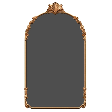 Elegant Camillia Mirror in 3D 3D model image 1 