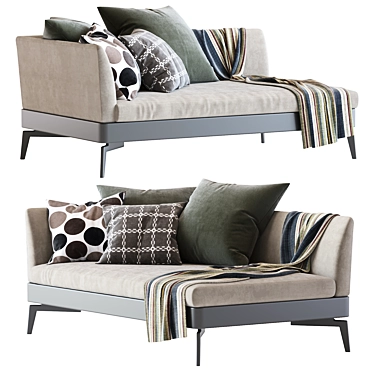 Feel Good Chaiselongue Flexform 2016 3D model image 1 