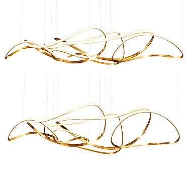 Modern Pendant Light Fixture - Carsten 3D model image 1 